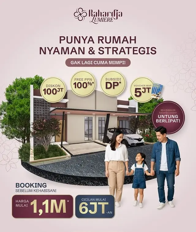 Banner Promo Perumahan Rahardja Lumiere Jakarta (2)
