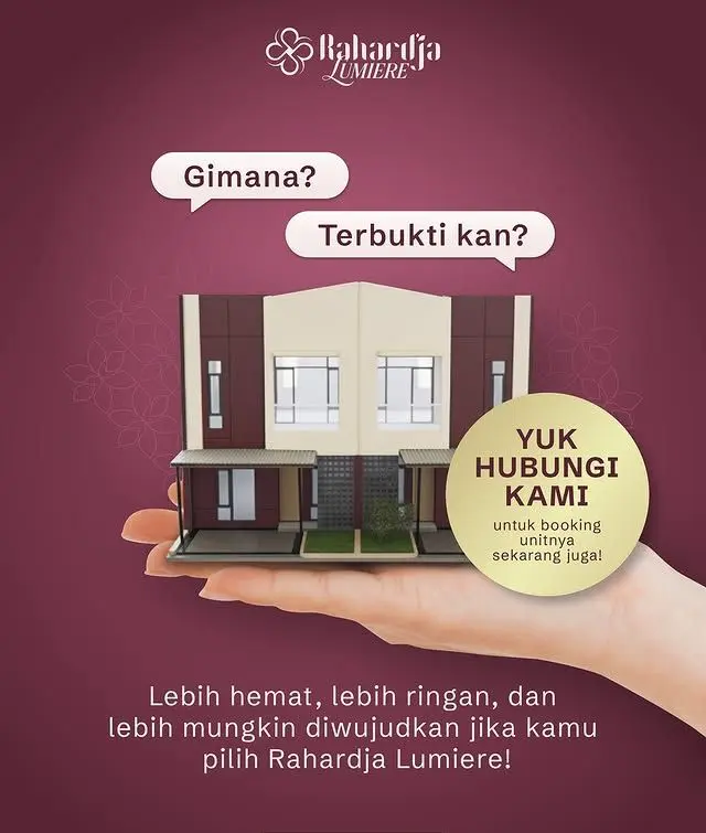 Tipe Beli Rumah 1 Milyar dengan KPR - Perumahan Rahardja Lumiere Jakarta (5)